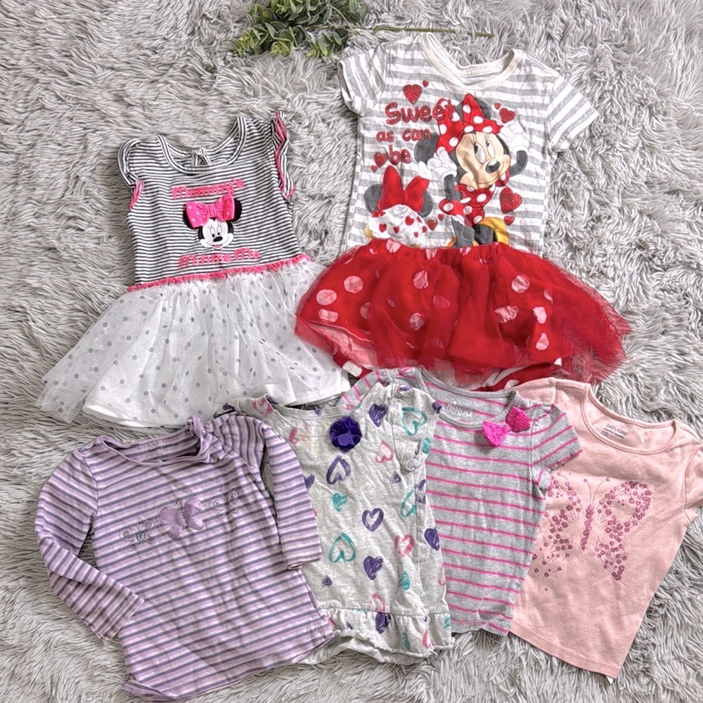 Disney Minnie Mouse Toddler Outfits and bundle size 24m